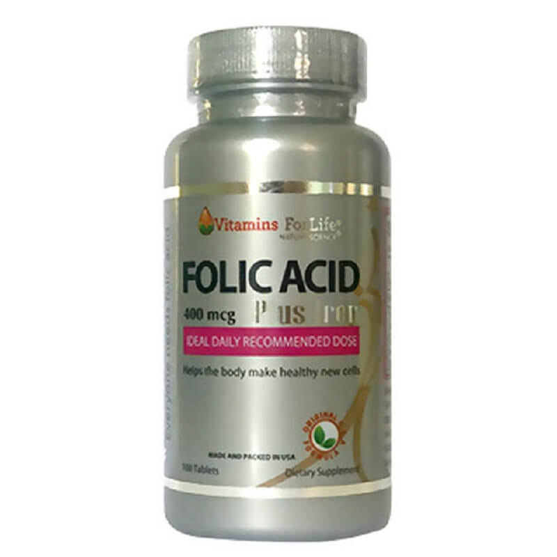 Folic Acid Plus Iron - Bổ sung sắt, vitamin cho mẹ bầu