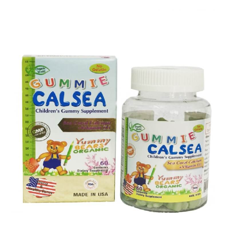 Gummie Calsea - Cung cấp canxi giúp xương răng chắc khỏe