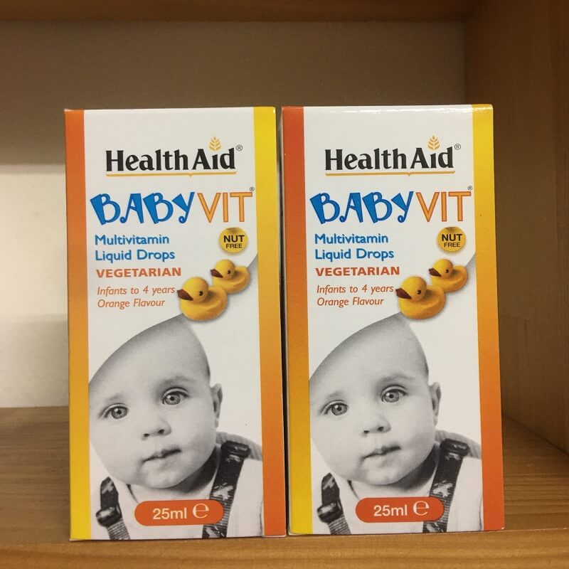HealthAid Babyvit Drops - Bổ sung vitamin, tăng sức đề kháng cho trẻ