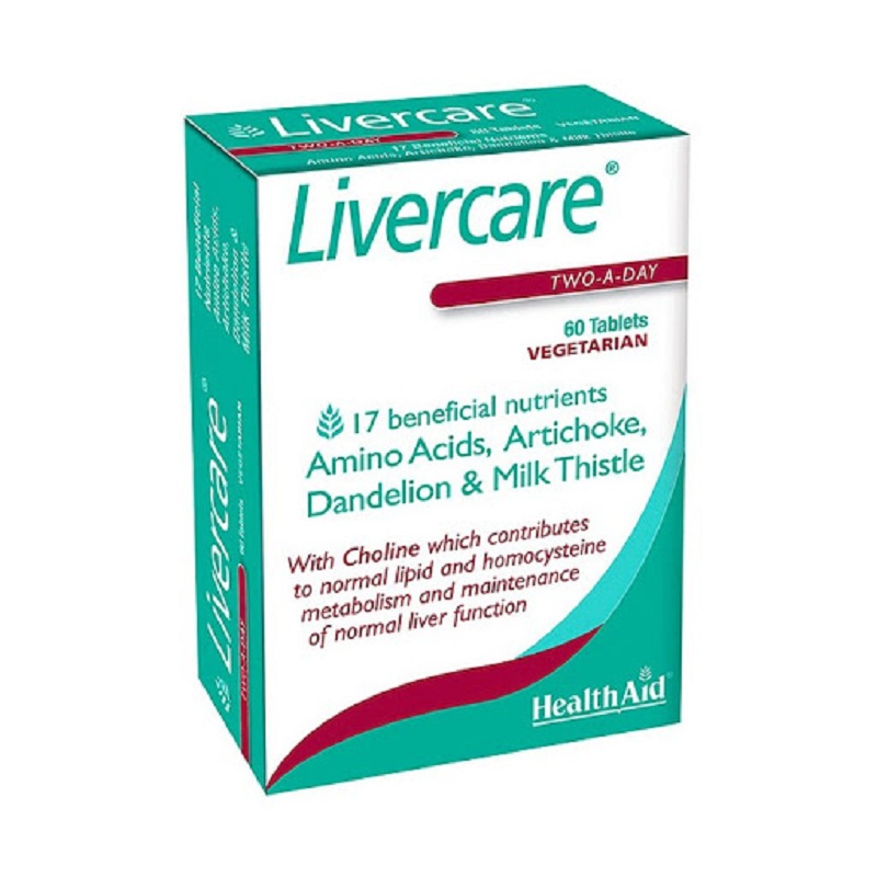 HealthAid Livercare - Viên uống bổ gan, giải độc gan