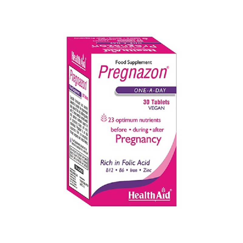HealthAid Pregnazon - Bổ sung dinh dưỡng cho mẹ bầu, bé khỏe mạnh