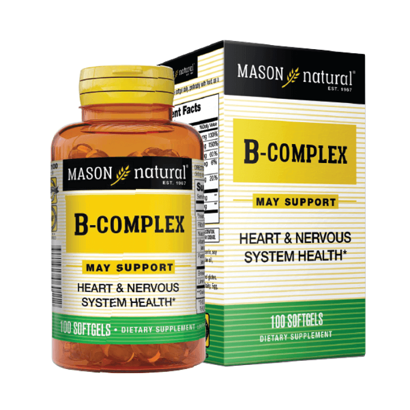 Mason Natural B-Complex – Hỗ trợ sức khỏe hệ thần kinh