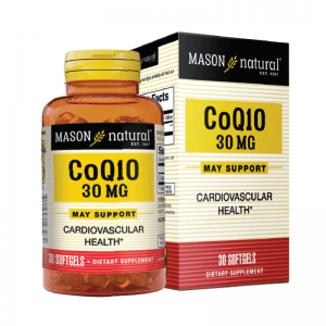 Mason Natural CoQ10 30mg - Hỗ trợ bảo vệ sức khỏe tim mạch