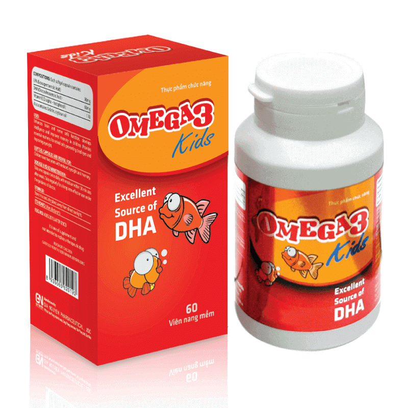 Omega 3 Kids - Mắt khỏe bé thông minh