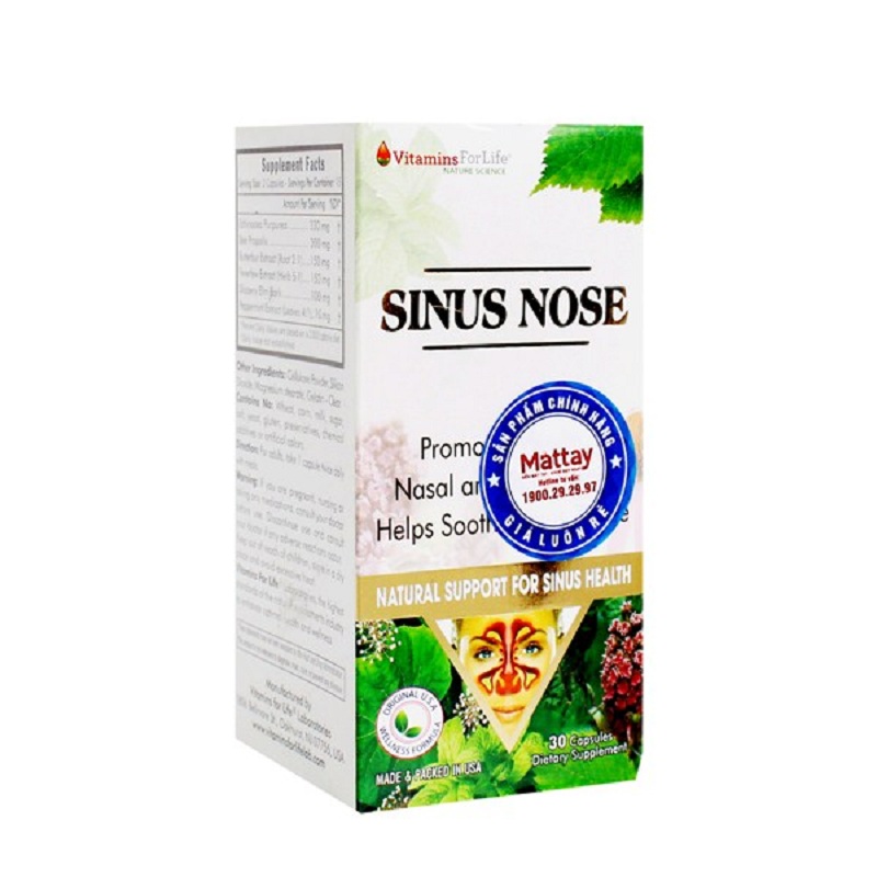 Sinus Nose - Hỗ trợ điều trị viêm xoang