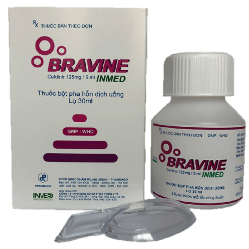 Bravine Inmed - Kháng sinh điều trị nhiễm trùng đường do vi khuẩn
