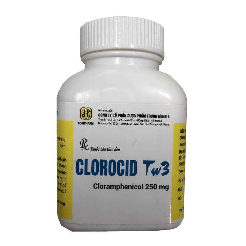 Clorocid TW3 trị nhiễm khuẩn nặng