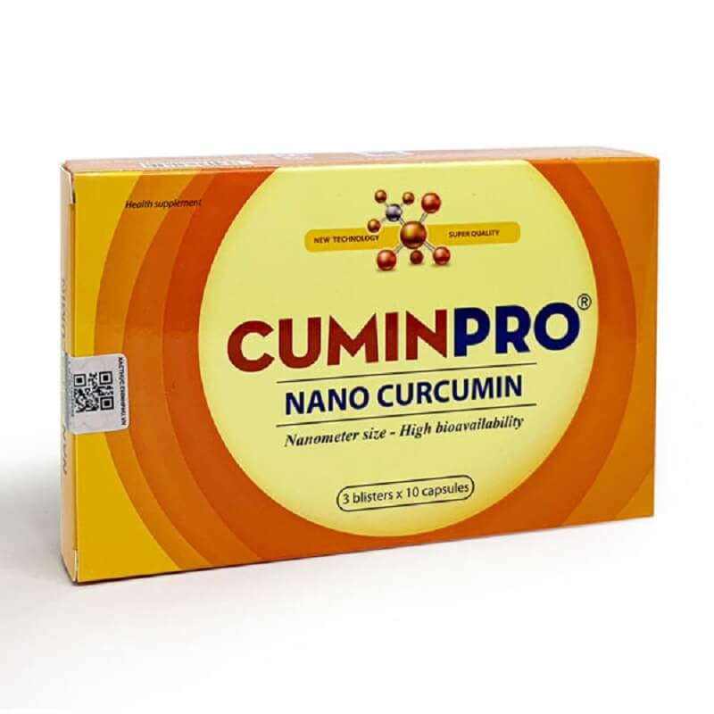 CuminPro Nano Curcumin - Hỗ trợ bảo vệ niêm mạc dạ dày