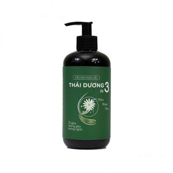 Dầu gội dược liệu Thái Dương 3 hương lá chai 480ml