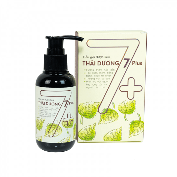 Dầu gội dược liệu Thái Dương 7+ (Chai 100ml)