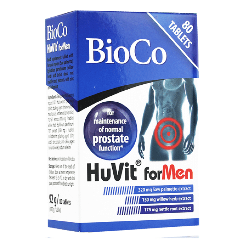 Huvit® For Men duy trì chức năng tuyến tiền liệt