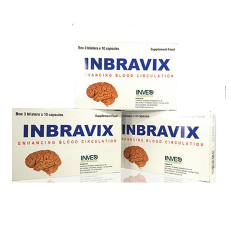 INBRAVIX - Tăng cường tuần hoàn não