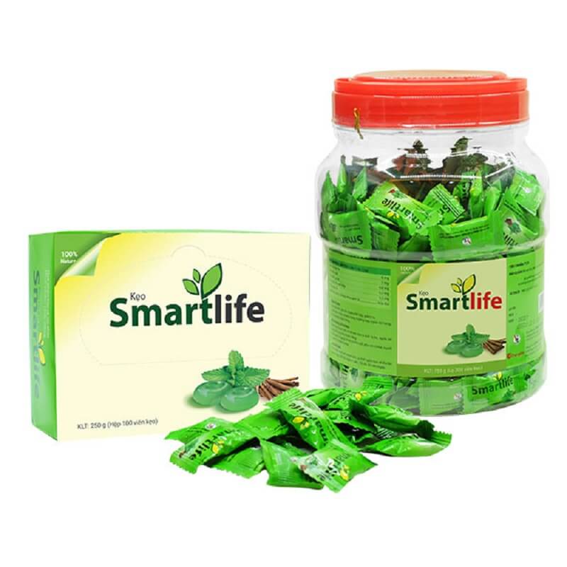 Kẹo ngậm Smartlife - Giúp bổ phế, ấm đường hô hấp, giảm ho