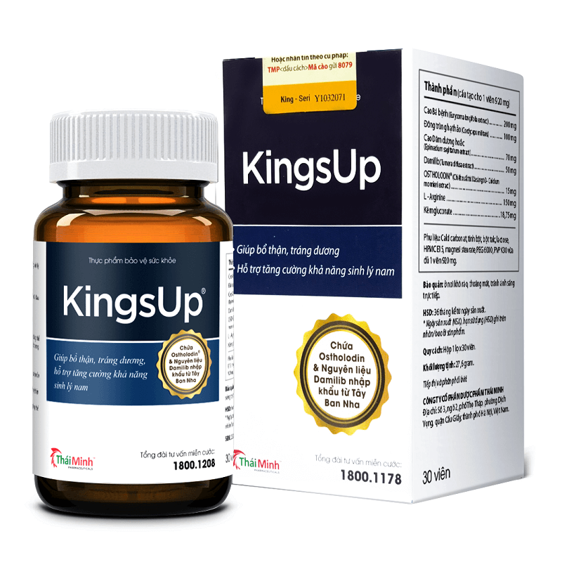 KingsUp - Cải thiện sinh lý nam, tăng cường sức khỏe