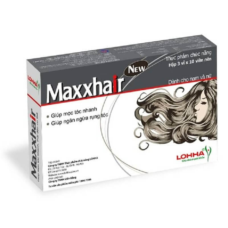 Maxxhair - Ngăn ngừa rụng tóc, hỗ trợ mọc tóc nhanh