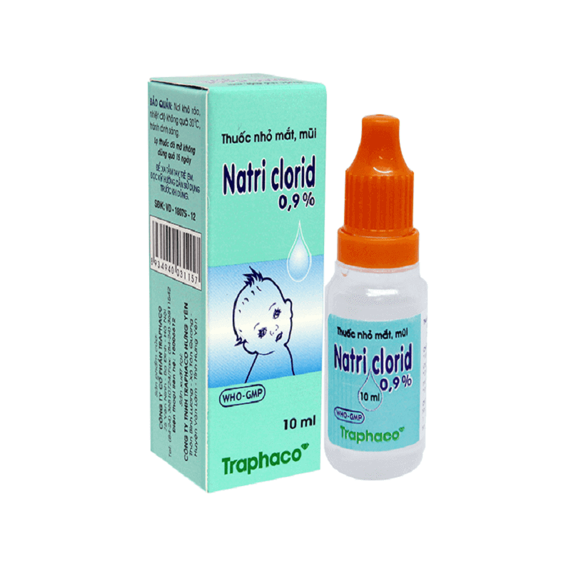 Natri Clorid Traphaco - Nhỏ mắt và rửa mắt
