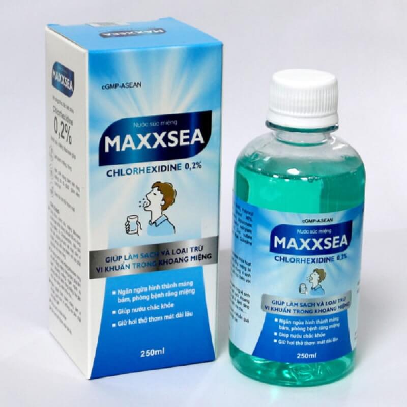 Nước súc miệng Maxxsea giúp làm sạch khoang miệng