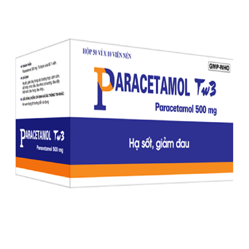 Paracetamol TW3 - Giảm đau, hạ sốt