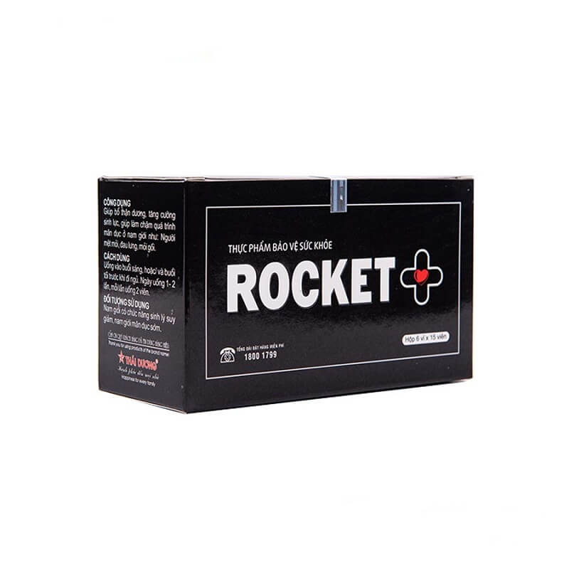 Rocket + hộp 6 vỉ - Tăng cường sinh lực