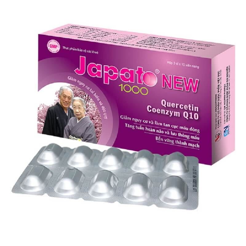 Thực phẩm bảo vệ sức khỏe Japato New 1000 - Tan máu đông