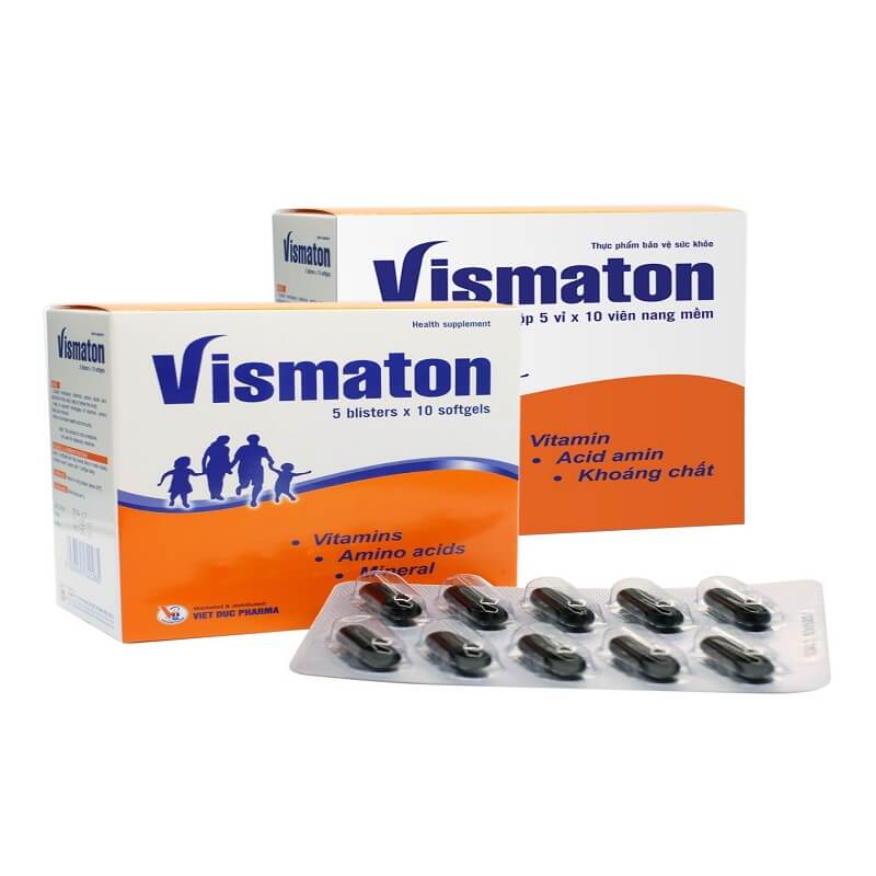 Thực phẩm bảo vệ sức khoẻ Vismaton - Bổ sung vitamin, khoáng chất