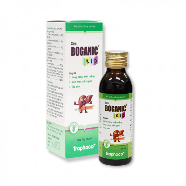 Thực phẩm BVSK Boganic Kid tiêu độc, mát gan