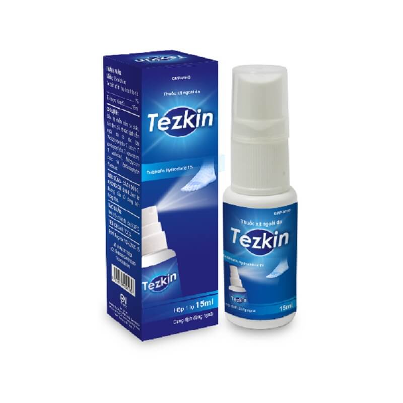 Thuốc xịt trị nấm ngoài da Tezkin