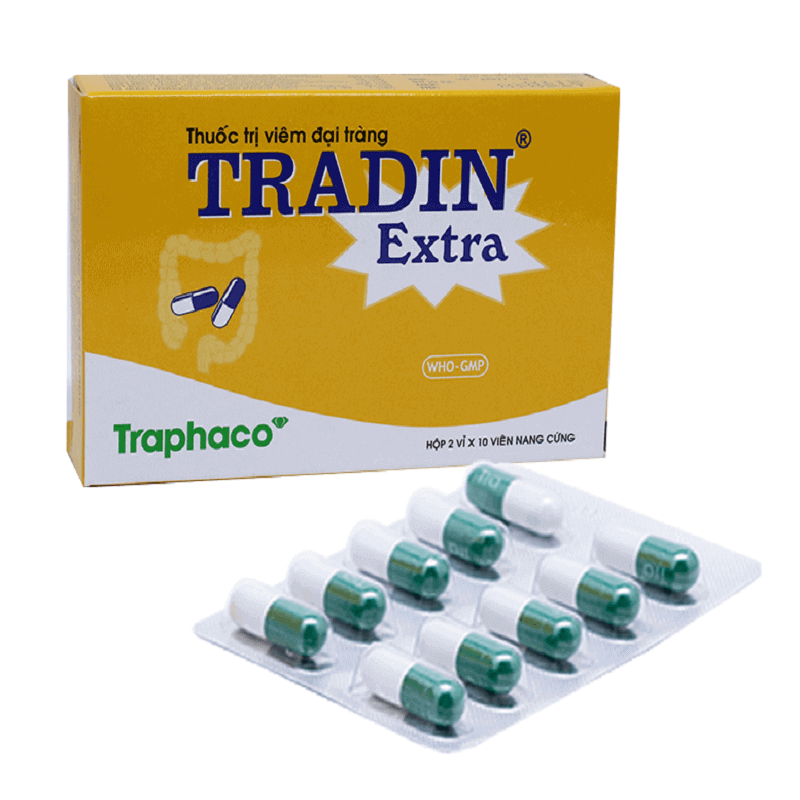 Tradin Extra - Điều trị viêm đại tràng cấp tính, mãn tính