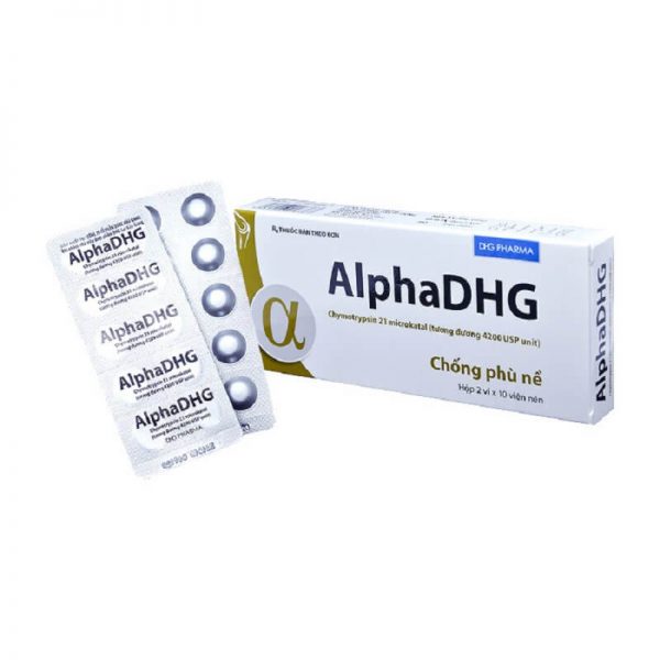 AlphaDHG - Điều trị phù nề sau chấn thương