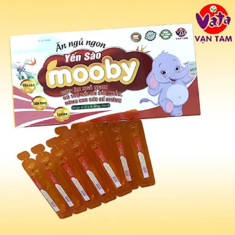 Ăn ngủ ngon yến sào Mooby - Giúp trẻ ăn ngủ ngon