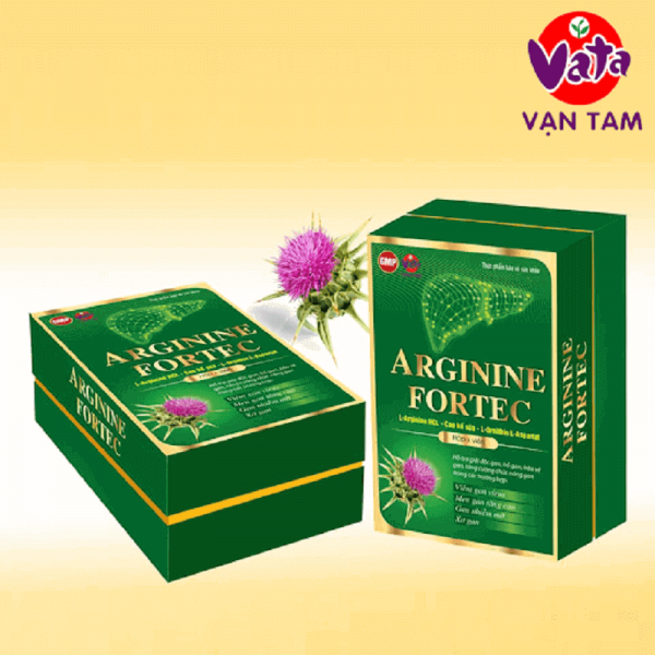 Arginine Fortec - Hỗ trợ thanh nhiệt, bổ gan