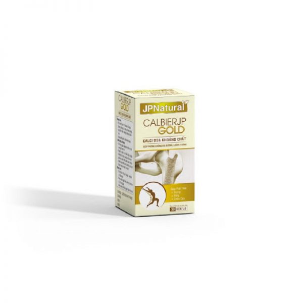 Calbier JP Gold - Bổ sung calci, vitamin K2, Vitamin D3