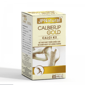 Calbier JP Gold - Bổ sung calci, vitamin K2, Vitamin D3