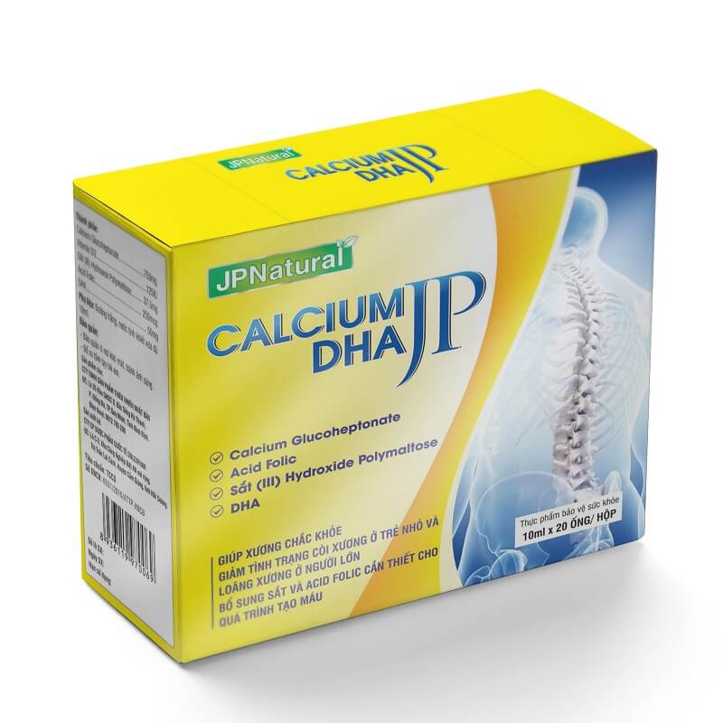 Calcium DHA JP - Bổ sung Calci, Canxi, DHA cho xương