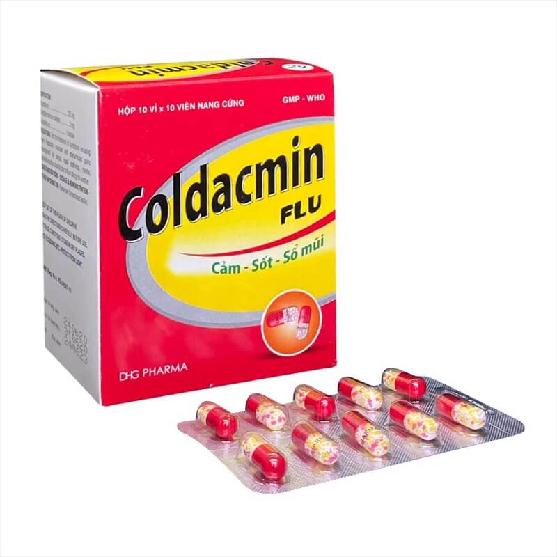 Coldacmin Flu - Điều trị triệu chứng: cảm sốt, nhức đầu
