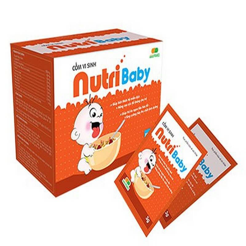 Cốm vi sinh NutriBaby giúp trẻ ăn ngon, tiêu hóa tốt