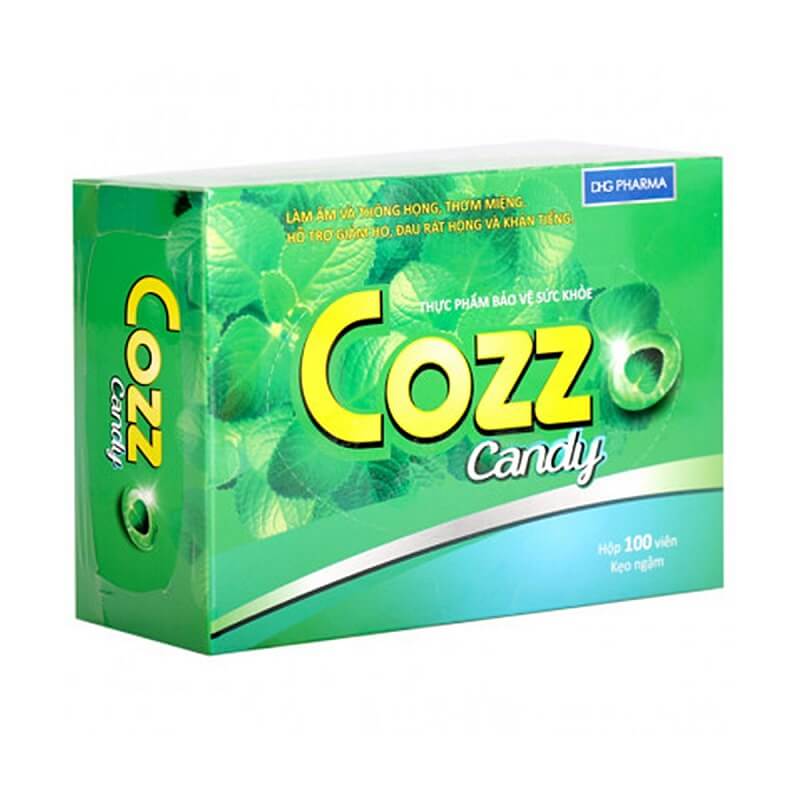 Cozz Candy Hộp 100 viên - Làm ấm và thông họng