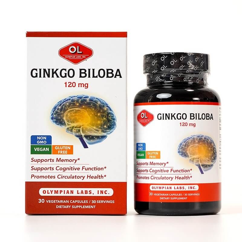Ginkgo Biloba 120mg - Viên uống bổ não, cải thiện trí nhớ