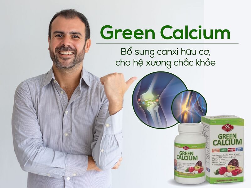 Green Calcium giúp xương chắc khỏe, giúp chắc răng, ngăn ngừa gãy xương