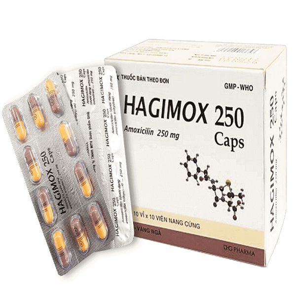 Hagimox 250 Caps - Điều trị các bệnh nhiễm khuẩn