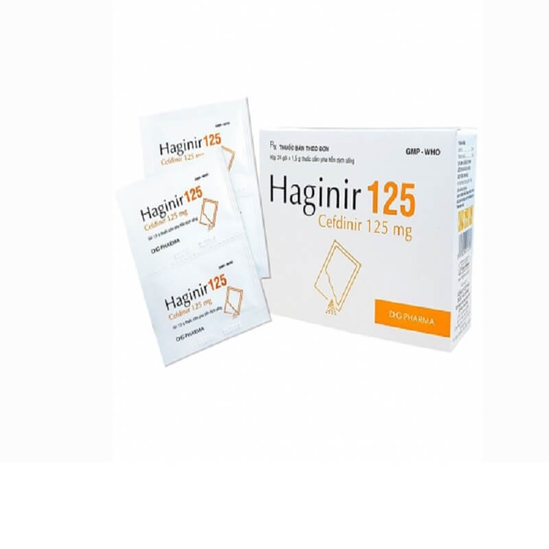 Haginir 125 - Điều trị nhiễm khuẩn từ nhẹ đến vừa