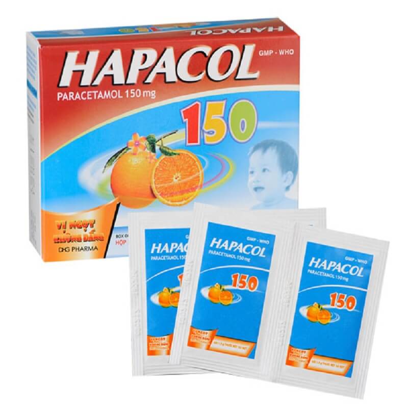 Hapacol 150 - Hạ sốt, giảm đau cho trẻ: cảm, cúm, sốt xuất huyết