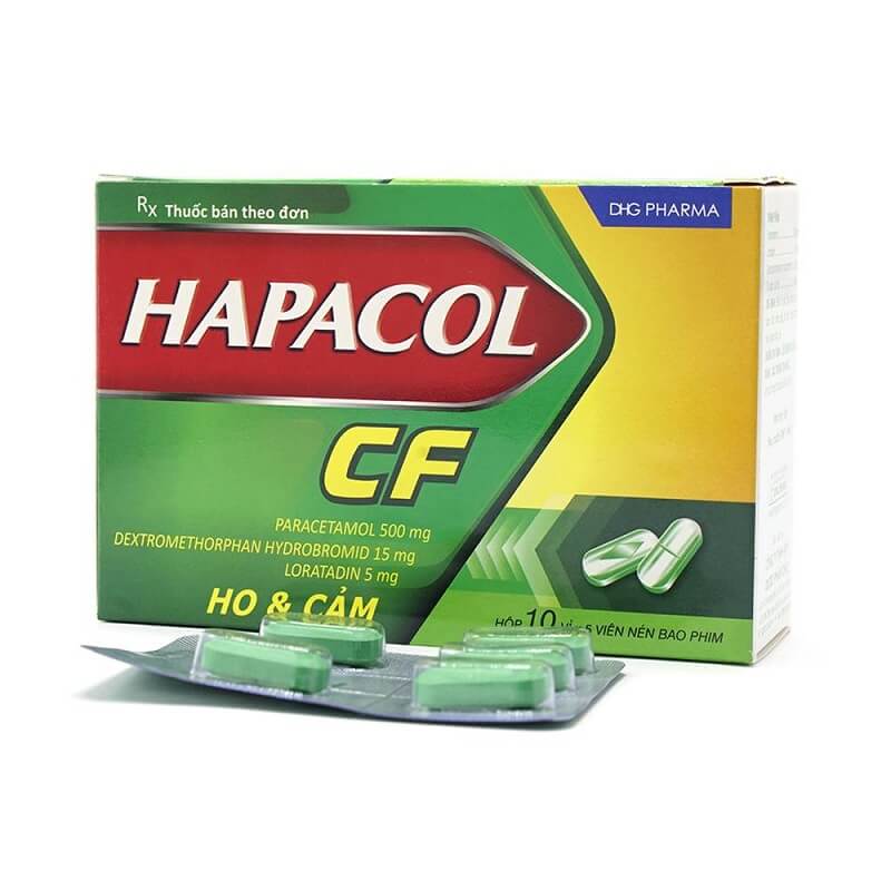 Hapacol CF Fort - Giảm triệu chứng cảm lạnh, cảm cúm
