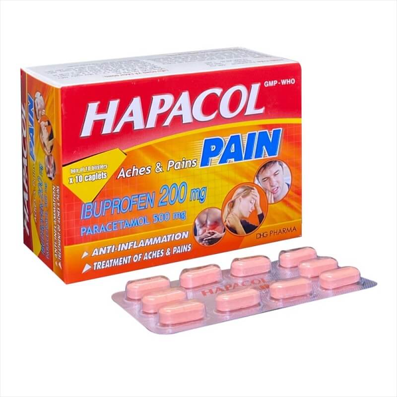 Hapacol Pain - Giảm các cơn đau nhẹ đến trung bình