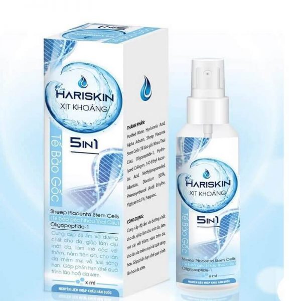 Hariskin - Xịt khoáng tế bào gốc dưỡng ẩm cho da