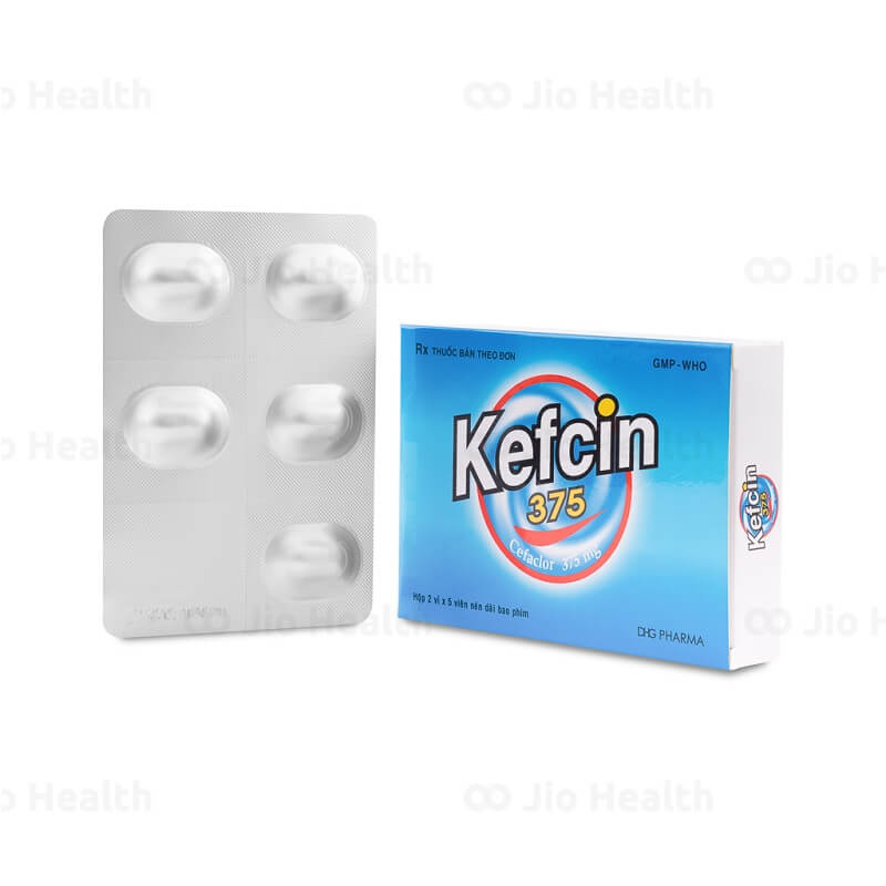 Kefcin 375 - Điều trị các nhiễm khuẩn đường hô hấp