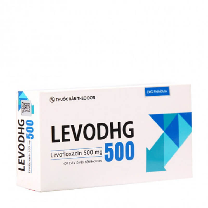 LevoDHG 500 - Trị các vi khuẩn nhạy cảm với levofloxacin