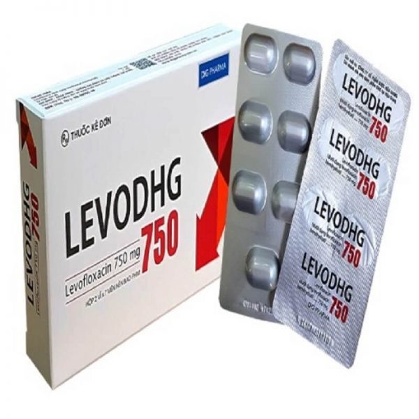 LevoDHG 750 - Trị các vi khuẩn nhạy cảm với levofloxacin