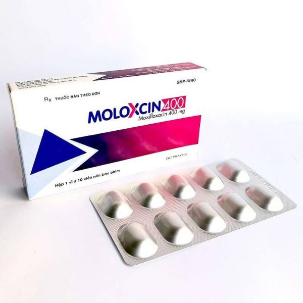 Moloxcin 400 - Trị các bệnh vi khuẩn nhạy cảm với moxifloxacin