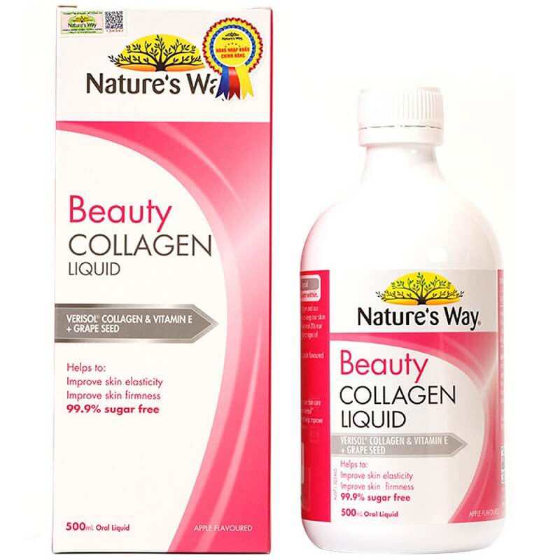 Nature's Way Beauty Collagen Liquid - Giúp giảm nếp nhăn